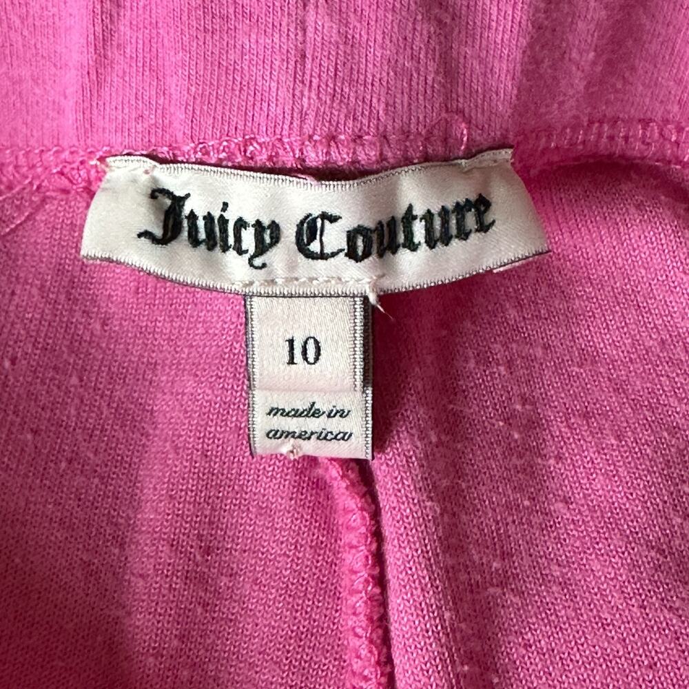 Juicy Couture Girls‎ 10 Pink Velour Pants Sweatpants Stretch Comfort - Picture 5 of 6